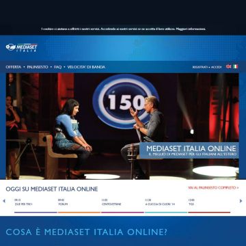 Η Mediaset Italia διαθέσιμη και σε νόμιμο streaming