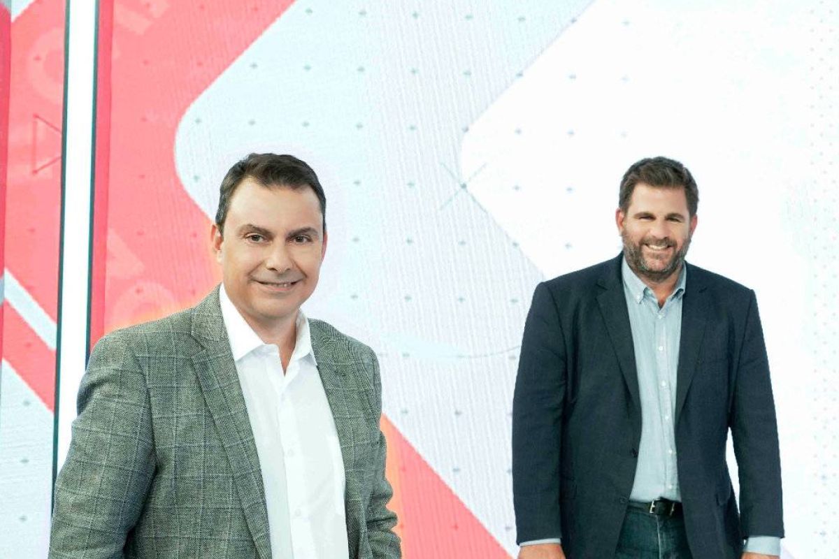 Ο Δημήτρης Κοτταρίδης και ο Γιάννης Πιτταράς «Στον αέρα» του Πρώτου Προγράμματος