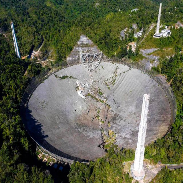 Κατέρρευσε το ραδιοτηλεσκόπιο του Αρεσίμπο