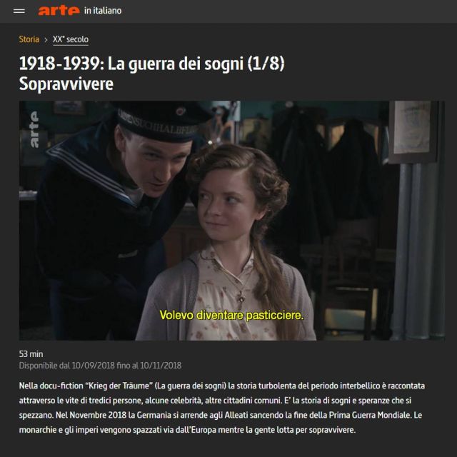 Το ARTE και στα ιταλικά