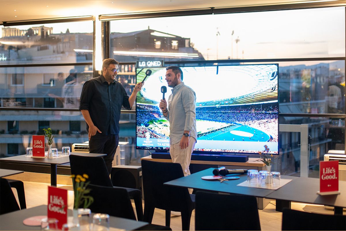 Η LG ΚΑΙ ΤΟ GAZZETTA ΑΠΟΓΕΙΩΣΑΝ ΤΗΝ ΕΜΠΕΙΡΙΑ ΘΕΑΣΗΣ ΤΟΥ ΕΥΡΩΠΑΪΚΟΥ ΤΕΛΙΚΟΥ ΠΟΔΟΣΦΑΙΡΟΥ