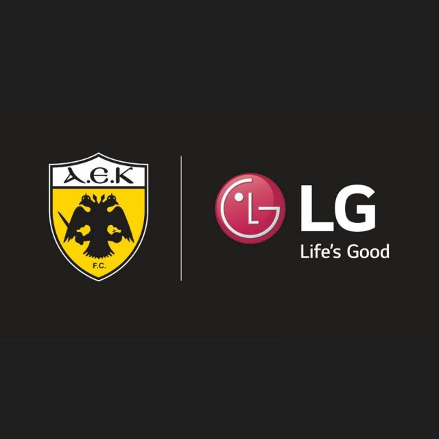 H LG ανανεώνει για 5η χρονιά τη συνεργασία της με την ΠΑΕ ΑΕΚ για την αγωνιστική περίοδο 2021-2022