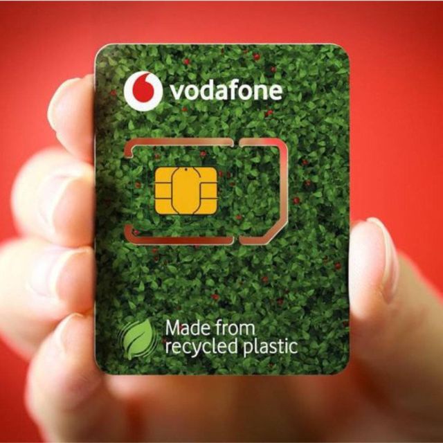 Vodafone: Νέες οικολογικές κάρτες Eco-SIM, από ανακυκλωμένο πλαστικό