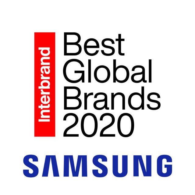Η Samsung Electronics στις κορυφαίες πέντε καλύτερες μάρκες της Interbrand διεθνώς για το 2020