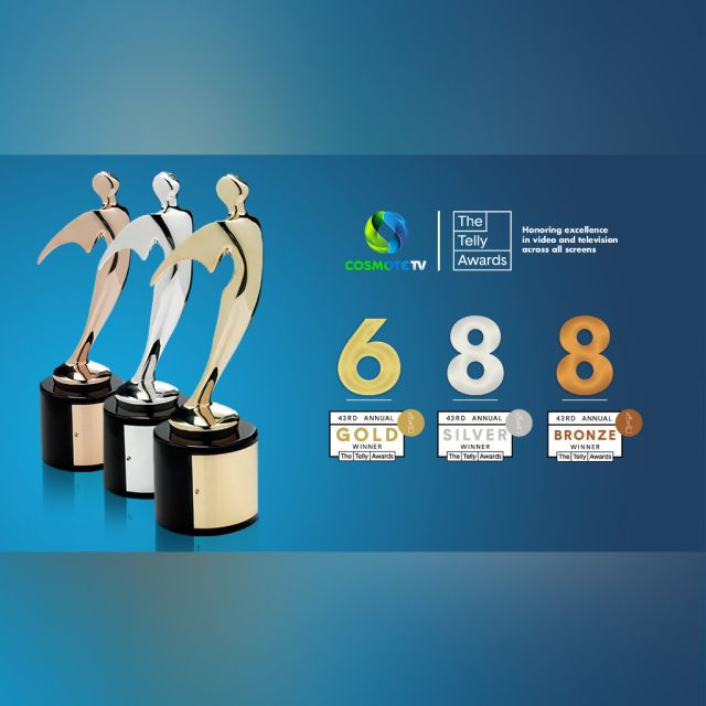 COSMOTE TV: Διεθνής αναγνώριση στα «Telly Awards»
