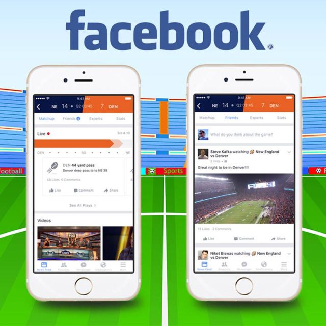 Facebook: Κινείται για αθλητικά live streaming δικαιώματα
