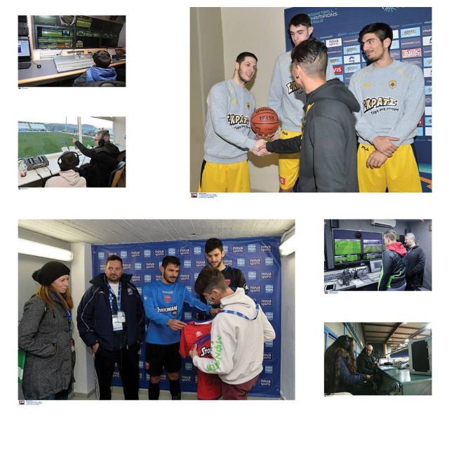 H εμπειρία της μετάδοσης ενός αγώνα από τα κανάλια Novasports!