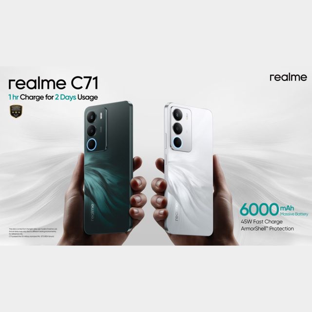 Η realme Παρουσιάζει το νέο realme C71: Αυτονομία και Απόδοση σε Προσιτή Τιμή