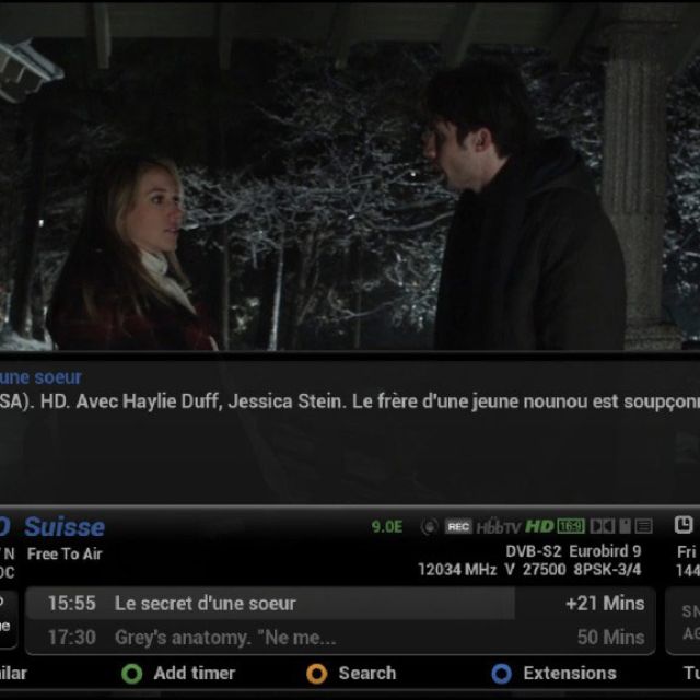 Το TF1 HD Suisse στον Eutelsat 9A