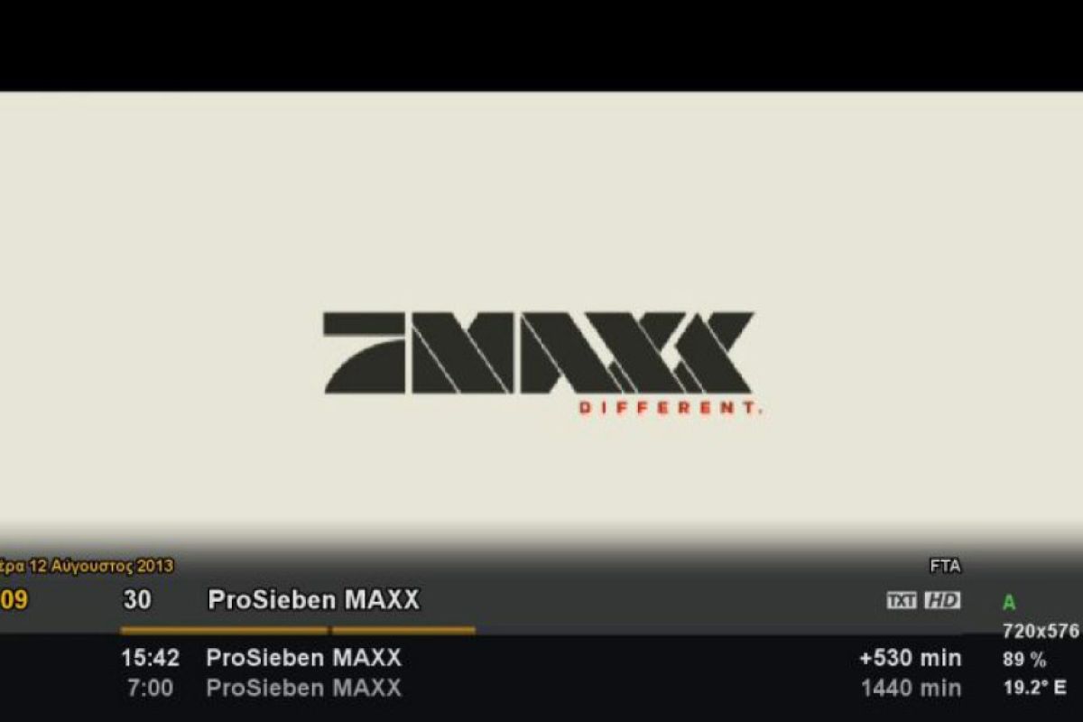 Prosieben MAXX, δοκιμές στις 19,2Ε