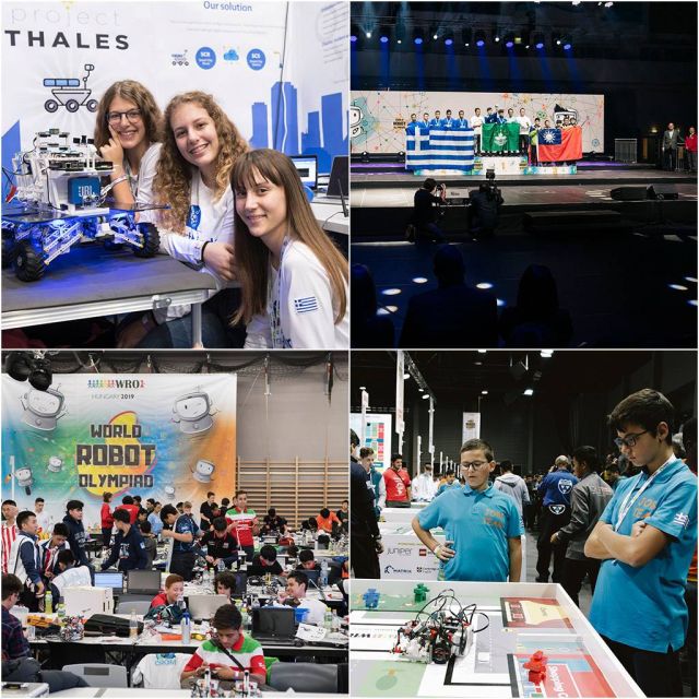 Παγκόσμια πρωτιά για την ελληνική αποστολή στην Ολυμπιάδα Εκπαιδευτικής Ρομποτικής 2019