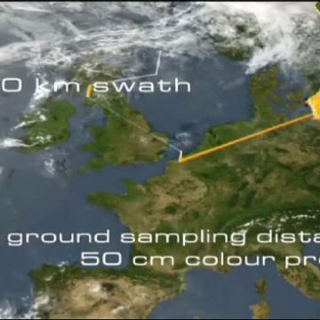 O δορυφόρος Pleiades 1B μεταφέρεται στη Γαλλική Γουιάνα
