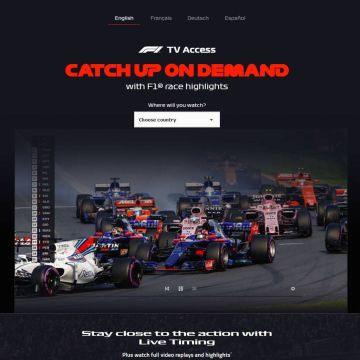 To F1 TV Pro στην Ελλάδα και Κύπρο