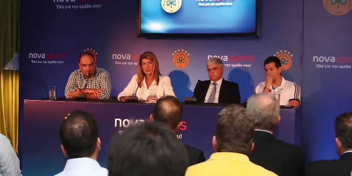 Συνέντευξη Τύπου για τη συνεργασία των καναλιών Novasports με την ΚΑΕ Παναθηναϊκός