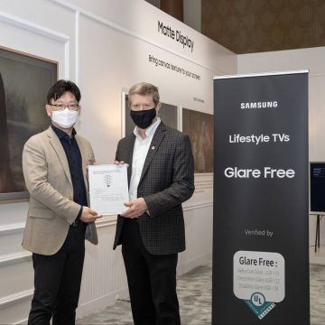 Παγκόσμιες πιστοποιήσεις για την άνεση,  την ασφάλεια και την ακρίβεια χρώματος των Samsung QLED και Lifestyle τηλεοράσεων