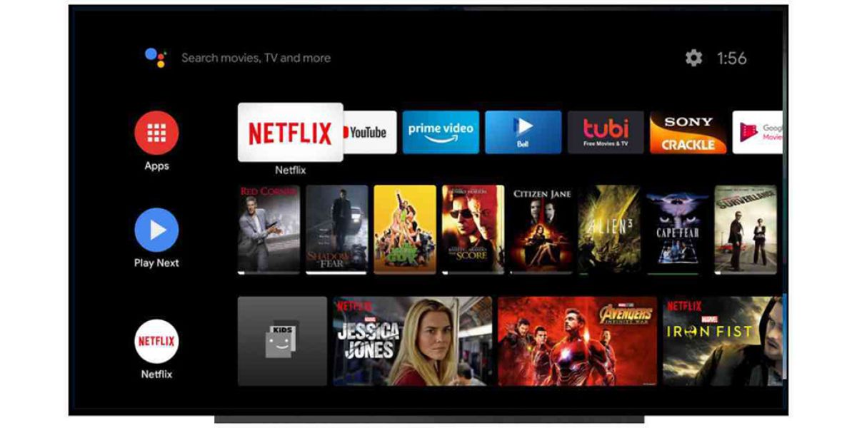 android tv interface 64c05f07