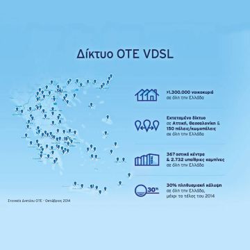 Συνεχίζεται η επέκταση του δικτύου VDSL του ΟΤΕ σε όλη την Ελλάδα