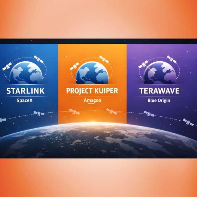 Starlink vs Amazon vs Blue Origin: Ποιος θα κυριαρχήσει στο δορυφορικό internet;
