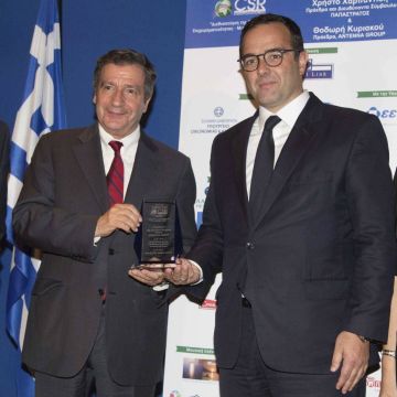 Βραβείο “2018 CAPITAL LINK CSR LEADERSHIP AWARD” Διεθνούς Προσωπικότητας  για τον Πρόεδρο του Ομίλου ΑΝΤΕΝΝΑ Θοδωρή Μ. Κυριακού