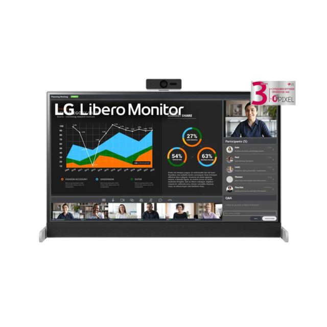 Η νέα LG Libero οθόνη σχεδιάστηκε για να ταιριάζει στον χώρο σας
