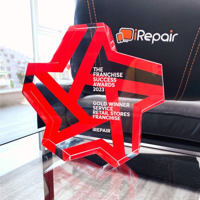 Η iRepair απέσπασε το βραβείο Gold Winner Services Retail Stores Franchise στα “The Franchise Success Awards 2023”