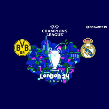 UEFA Champions League: Ο μεγάλος τελικός Ντόρτμουντ-Ρεάλ Μαδρίτης «παίζει» στην COSMOTE TV