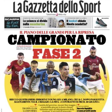 Αποκάλυψη «Gazzetta dello Sport», ξεκινά το πρωτάθλημα στην Ιταλία!