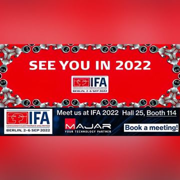 H MAJAR – ΑΦΟΙ ΜΑΤΖΑΡΙΔΗ ΑΒΕΤΕ στην διεθνή έκθεση IFA 2022!