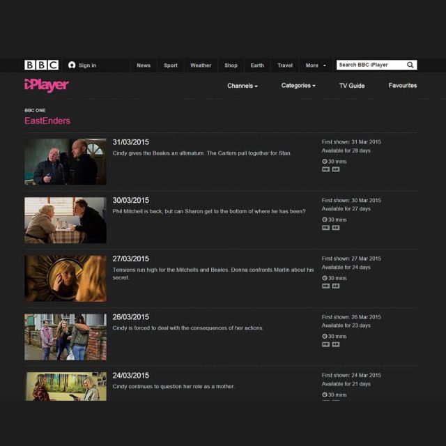 Η καλύτερη μέχρι σήμερα εβδομάδα του BBC iPlayer