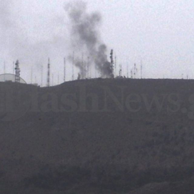 Πυρκαγιά στις εγκαταστάσεις του ΑΝΤ1 στη Μαλάξα Χανίων