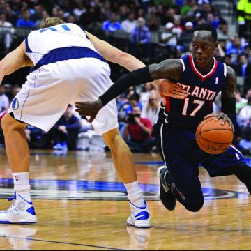 Οι Ντένις Σρέντερ & Κένι Άτκινσον των Ατλάντα Χοκς στο Pick & Roll του OTE TV