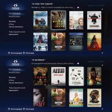 Βραβευμένες ταινίες, όποτε θες στο Nova On Demand!