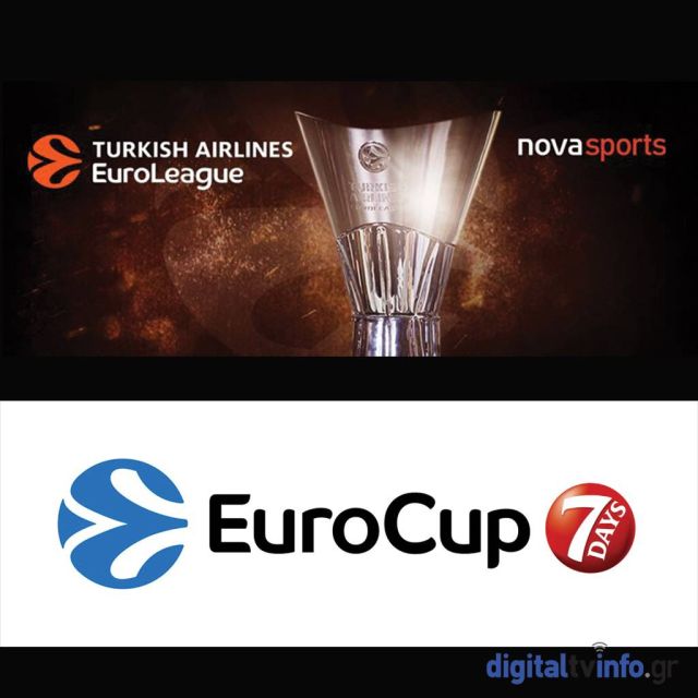 H EuroLeague και το EuroCup παίζουν στη θύρα σου, ασφαλώς στα Novasports!