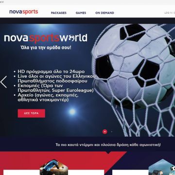 Νέο 24ωρο κανάλι «Novasports World» για τους Έλληνες της διασποράς