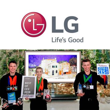 H LG κέρδισε το βραβείο CES 2018 Best TV Product για την LG AI OLED τηλεόραση
