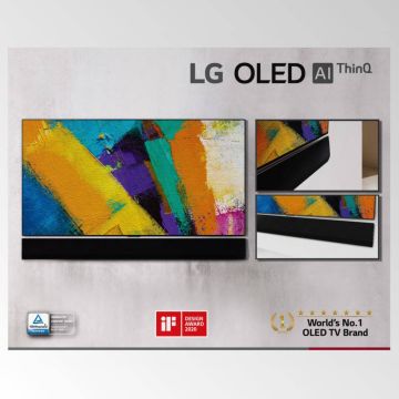 Συνδυάστε την εμπνευσμένη από τον κόσμο της τέχνης OLED GX TV με το GX Soundbar και απολαύστε μια μοναδική οπτικοακουστική εμπειρία