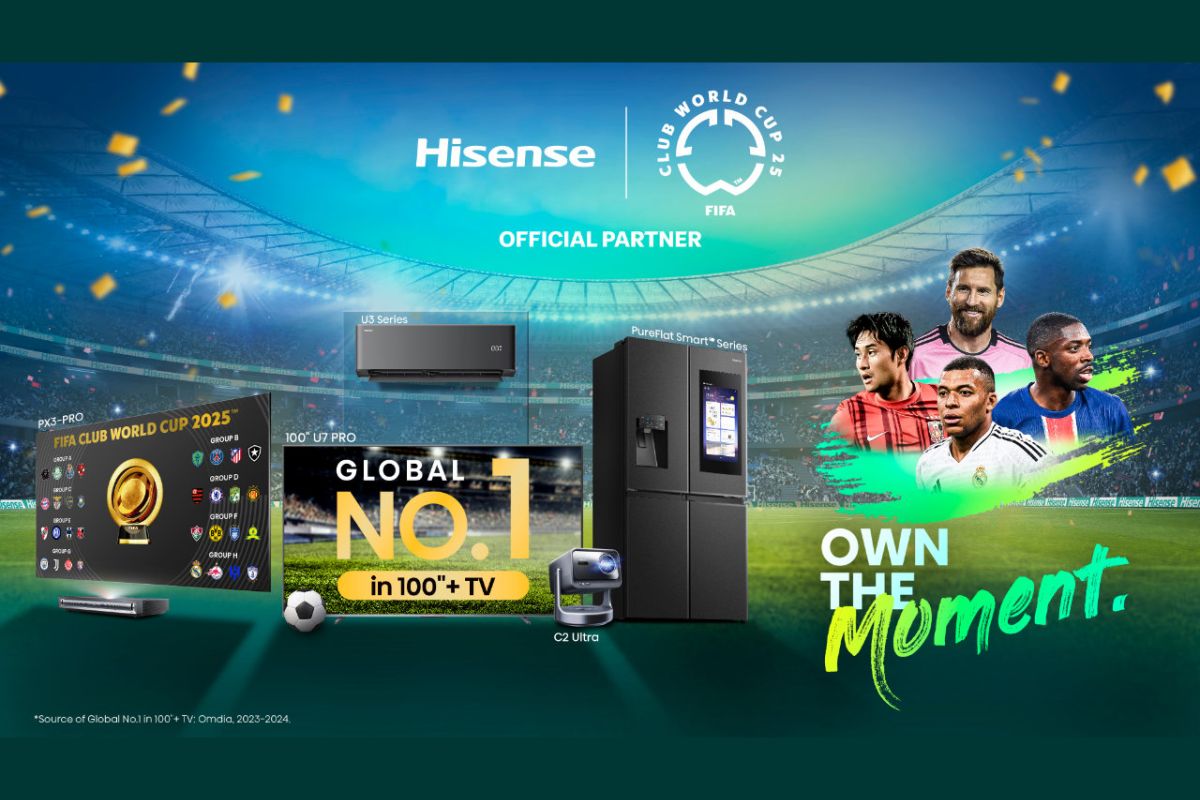 Η Hisense γιορτάζει την έναρξη του FIFA Club World Cup™ 2025 ως Επίσημος Συνεργάτης