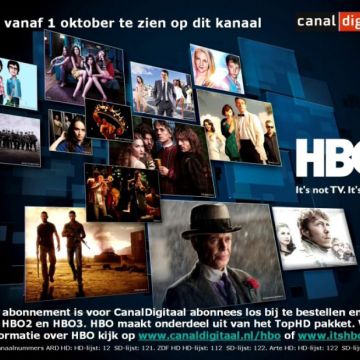 HBO HD, HBO 2 και 3 στο ολλανδικό Canal Digitaal