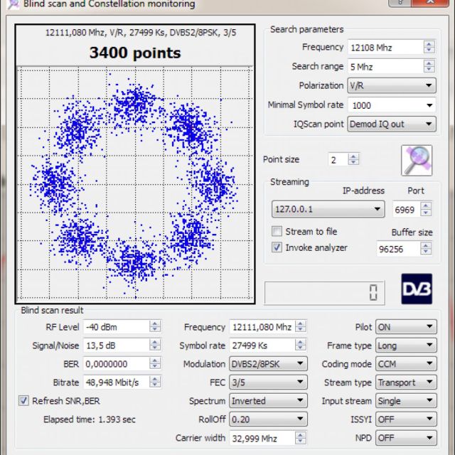 Αλλαγή διαμόρφωσης στην συχνότητα 12111V της OTE TV