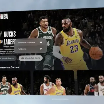 Apple Vision Pro: Δωρεάν Apple Immersive αγώνας NBA με Γιάννη Αντετοκούμπο