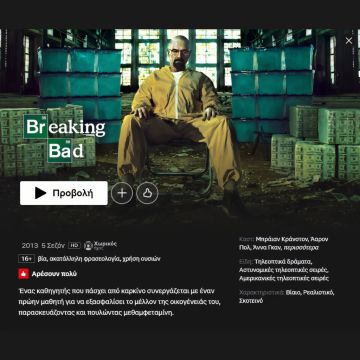 Το Breaking Bad δε θα αποχωρήσει από το Netflix τον Φεβρουάριο