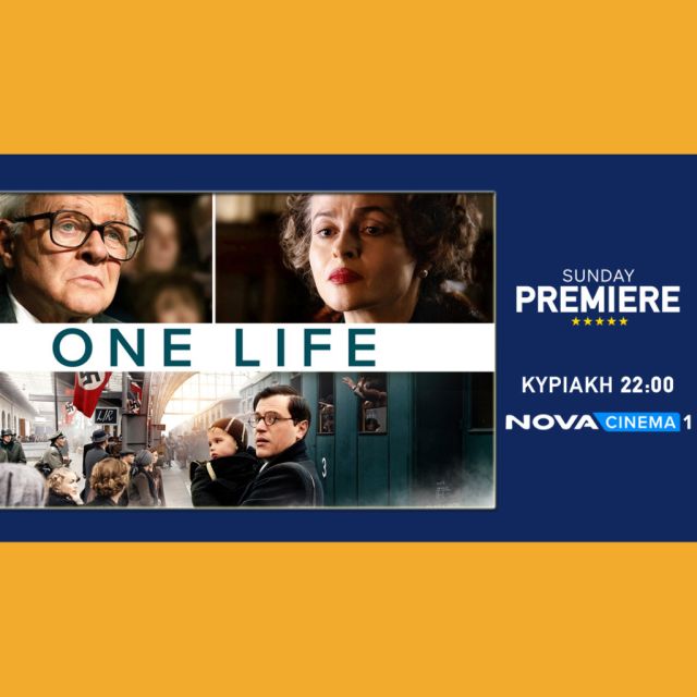 H βιογραφική ταινία «One Life» με τους Anthony Hopkins & Helena Bonham Carter ​στη ζώνη Sunday Premiere της Nova!