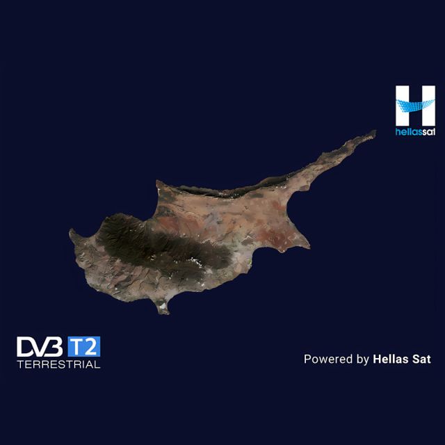 Νέο ιδιωτικό δίκτυο επίγειας ψηφιακής τηλεόρασης DVB-T2 στην Κύπρο από την Hellas Sat