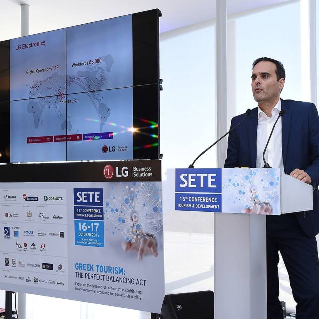 H LG στο 16ο Συνέδριο ΣΕΤΕ ανέλυσε τις τελευταίες τάσεις στην τεχνολογία και την αειφορία στον ξενοδοχειακό σχεδιασμό