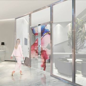 Η LG ετοιμάζει συρόμενες πόρτες με ενσωματωμένες διάφανες οθόνες OLED