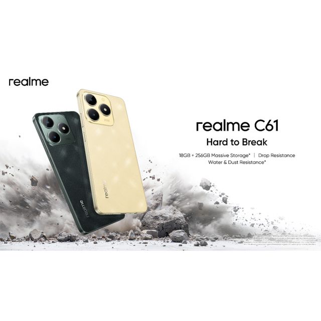 Η realme λανσάρει το “Βασιλιά της Ανθεκτικότητας”, τη συσκευή C61