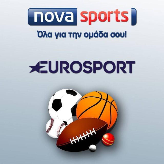 Ζωντανές αθλητικές μεταδόσεις Novasports, Eurosport, 6-15 Ιουνίου
