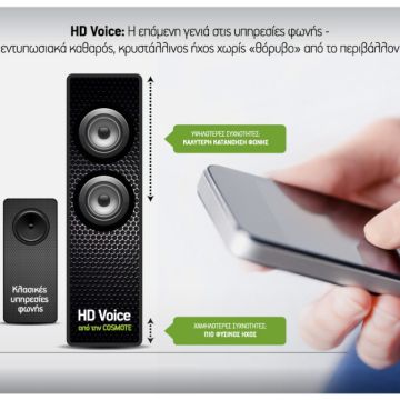 Επικοινωνία υψηλής ευκρίνειας  αποκλειστικά για τους πελάτες της COSMOTE