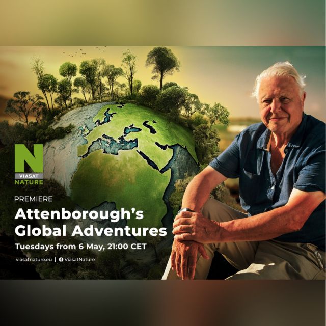 Το Viasat Nature παρουσιάζει τις περιπέτειες του Ατένμπορο στον κόσμο – Ένα εξαιρετικό ταξίδι στα θαύματα της φύσης