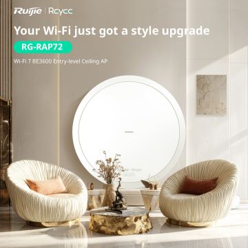 RG-RAP72: Tri-Band Wi-Fi 7 ceiling access point για Υψηλή Πυκνότητα και Απόδοση